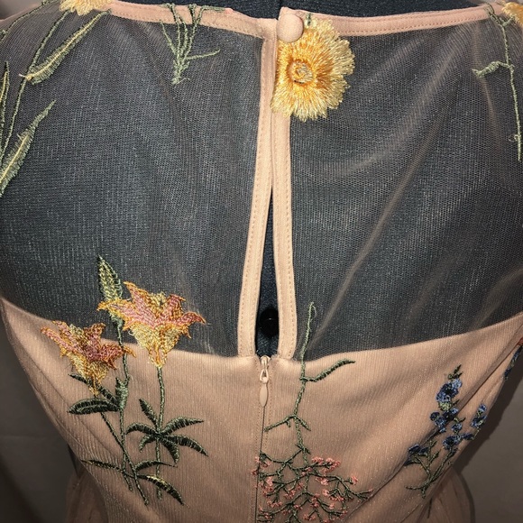 Jessica Howard Blush Flower Dress NWT Size 10P - Picture 8 of 8